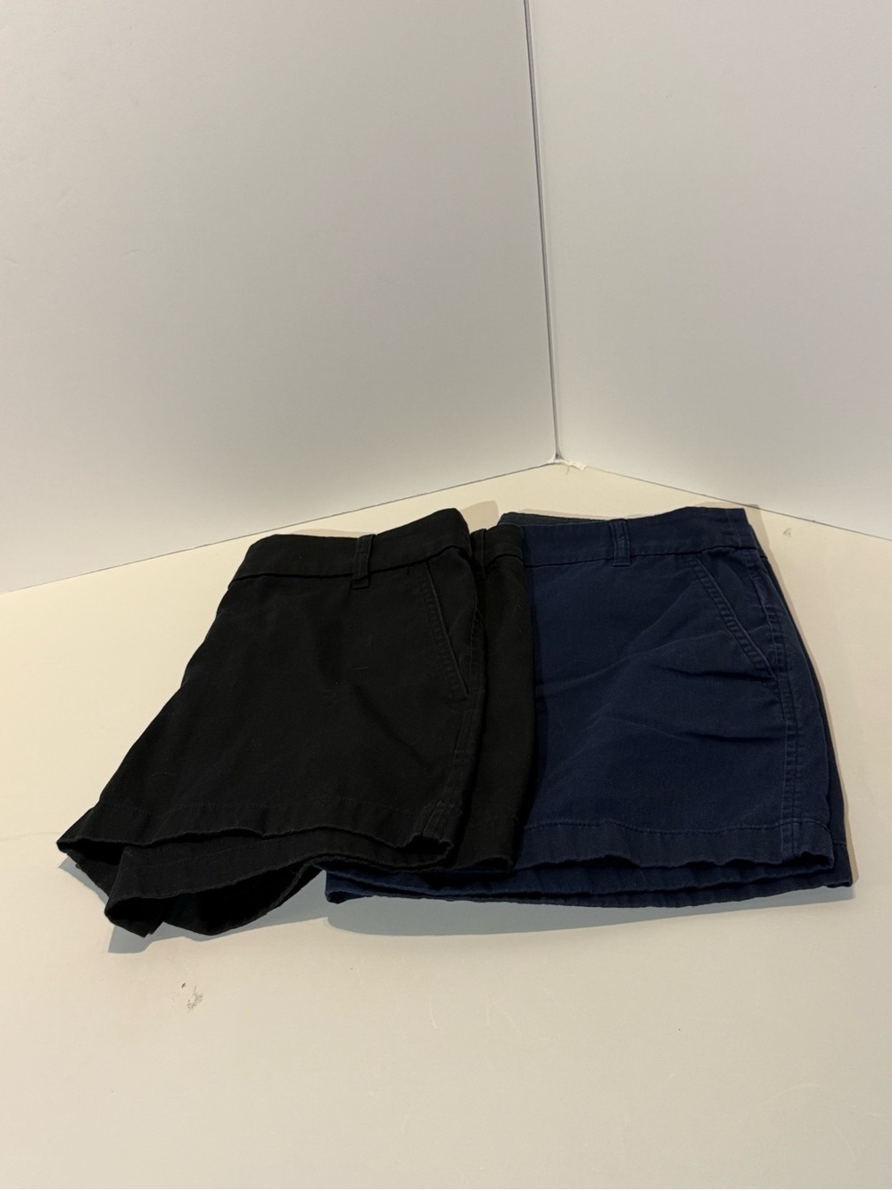 J. Crew Women's Shorts Duo - Black and Navy-size 8